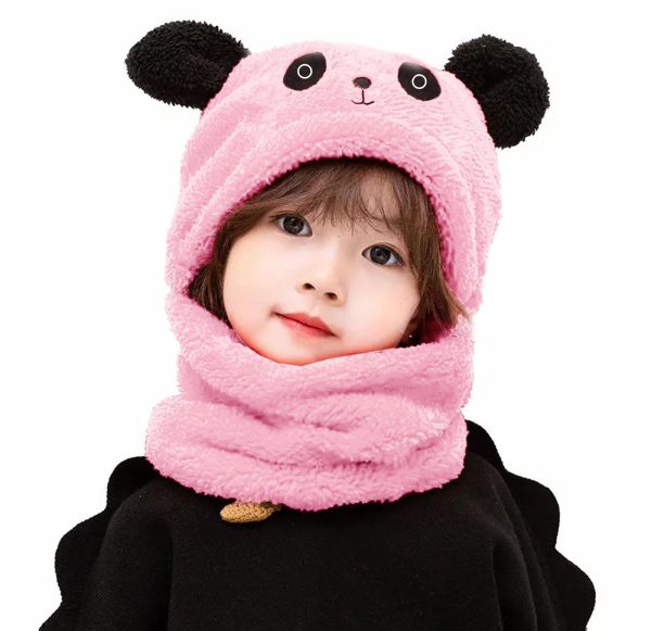 Kids Winter Panda Wool Cap